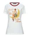 DOLCE & GABBANA DOLCE & GABBANA WOMAN T-SHIRT WHITE SIZE 14 COTTON,12508568BG 3