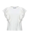Shop Philosophy Di Lorenzo Serafini Woman T-shirt White Size M Cotton