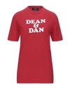 Dsquared2 T-shirts In Red