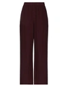 ASPESI ASPESI WOMAN PANTS BURGUNDY SIZE 6 SILK,13512814JD 6