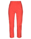 Dondup Woman Pants Red Size 31 Cotton, Elastane