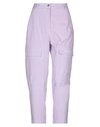 STELLA MCCARTNEY STELLA MCCARTNEY WOMAN PANTS LILAC SIZE 6-8 COTTON, ELASTANE,13514218NN 5