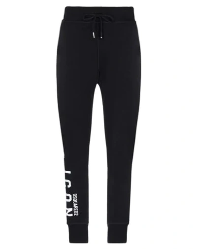 Dsquared2 Trousers With Logo In Bianco