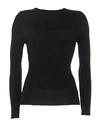 MOSCHINO MOSCHINO WOMAN SWEATER BLACK SIZE 12 VIRGIN WOOL,14091294CL 7