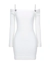 Balmain Short Dresses In White