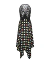 Rabanne Midi Dresses In Black