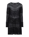 Elisabetta Franchi Short Dresses In Black