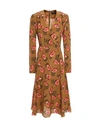 Etro Knee-length Dress In Brown