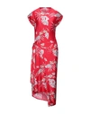 Rabanne Midi Dresses In Red