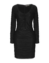 ROBERTO CAVALLI ROBERTO CAVALLI WOMAN MINI DRESS BLACK SIZE 8 POLYAMIDE, VISCOSE,15081496FO 6