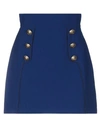 Elisabetta Franchi Mini Skirt In Blue