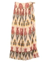 RED VALENTINO RED VALENTINO WOMAN MIDI SKIRT BEIGE SIZE 8 SILK,35451303FO 3