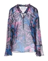 Patrizia Pepe Blouses In Blue