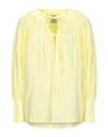 L'AUTRE CHOSE L' AUTRE CHOSE WOMAN TOP YELLOW SIZE 4 COTTON,38949479FG 5