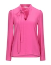 PATRIZIA PEPE PATRIZIA PEPE WOMAN TOP FUCHSIA SIZE 8 ACETATE, SILK,38950230XA 3