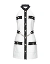 Balmain Short Dresses In White