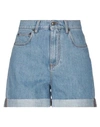 Philosophy Di Lorenzo Serafini High-rise Cut-off Denim Shorts In Blue
