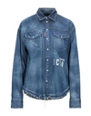 Dsquared2 Shirts Denim In Blue