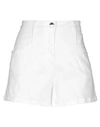 PATRIZIA PEPE PATRIZIA PEPE WOMAN DENIM SHORTS WHITE SIZE 27 COTTON, POLYESTER, ELASTANE,42816847KS 4