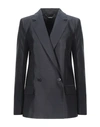 Givenchy Double-breasted Wool-silk Structured Blazer In Dark Blue
