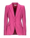 Alexander Mcqueen Suit Jackets In Fuchsia