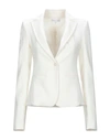 PATRIZIA PEPE PATRIZIA PEPE WOMAN BLAZER IVORY SIZE 10 POLYESTER, ELASTANE,49604983AM 5