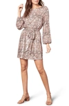 CUPCAKES AND CASHMERE GINGER SEQUIN LONG SLEEVE MINIDRESS,CK408871