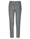 Incotex Stretch-cotton Casual Pants In Grey