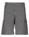 CARHARTT CARHARTT MAN SHORTS & BERMUDA SHORTS GREY SIZE 27 COTTON,13518944WF 7