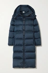 TORY SPORT HOODED QUILTED SHELL DOWN COAT