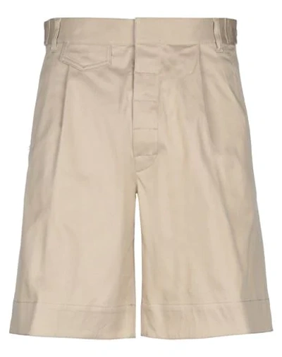 Dsquared2 Man Shorts & Bermuda Shorts Sand Size 28 Cotton, Elastane In Beige