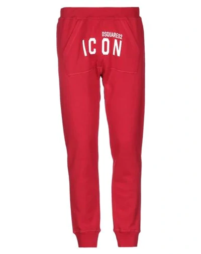 DSQUARED2 DSQUARED2 MAN PANTS RED SIZE L COTTON, ELASTANE,13523581LB 5