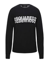 Dsquared2 Sweaters In Black