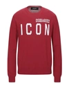 Dsquared2 Sweaters In Red