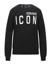 Dsquared2 Dsquared Men Icon Cool Fit Sweatshirt In Black