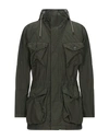 Aspesi Overcoats In Dark Green