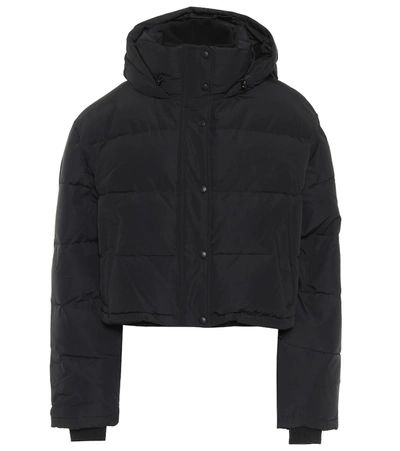 Wardrobe.nyc + Net-a-porter Hooded Quilted Padded Shell Down Jacket In Black