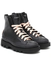 GIVENCHY CLAPHAM LEATHER ANKLE BOOTS,P00499794