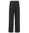 DEVEAUX NICOLA HIGH-RISE STRAIGHT TWEED trousers,P00512891