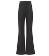 GIVENCHY HIGH-RISE FLARED WOOL PANTS,P00514546