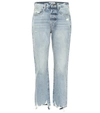 FRAME LE ORIGINAL HIGH-RISE STRAIGHT JEANS,P00525519