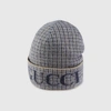 GUCCI WOOL CHECK HAT WITH GUCCI