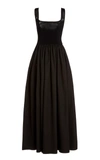 Matteau + Net Sustain Stretch-knit Maxi Dress In Black