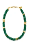 LIZZIE FORTUNATO WOMEN'S LAGUNA BEADED GOLD-PLATED NECKLACE