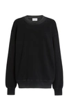 Cotton Citizen Black Brooklyn Oversized Sweatshirt In Black
