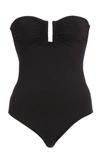 Eres Cassiopee Strapless U-hardware One-piece Swimsuit In Black