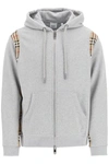 BURBERRY BURBERRY VINTAGE CHECK PANEL HOODED SWEATSHIRT