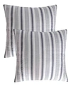 Levtex Camden Euro Sham - Set Of 2 In Black