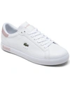LACOSTE WOMEN'S POWERCOURT CASUAL SNEAKERS FROM FINISH LINE