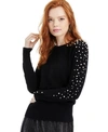 CHARTER CLUB CASHMERE EMBELLISHED SWEATER, CREATED FOR MACY'S